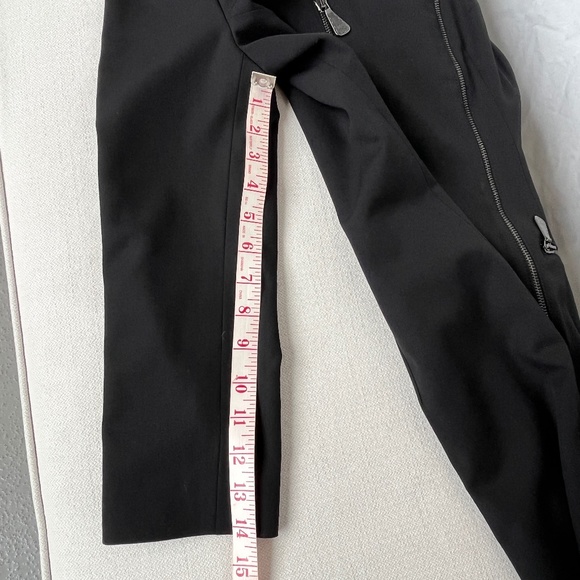Alexander McQueen (42 IT) asymmetrical, wool long jacket, black, zippers, EUC. - Picture 15 of 16
